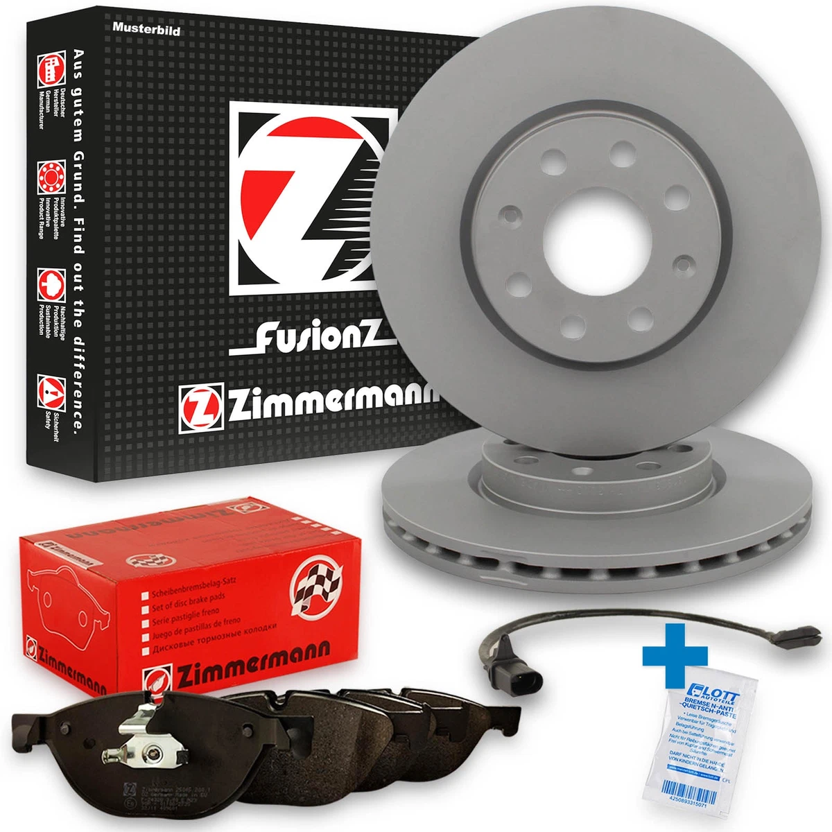 Гальмівні колодки та диски Zimmermann для FIAT DOBLO — безпека та якість Гальмівні колодки та диски Zimmermann для FIAT DOBLO — безпека та якість